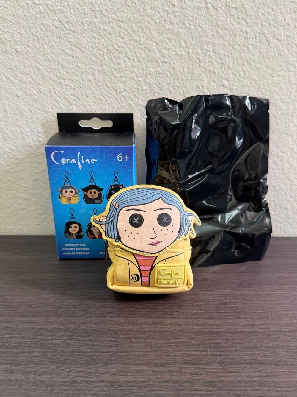 Loungefly Coraline Blind Box Mini Backpack Bag Charm Keychain - Coraline